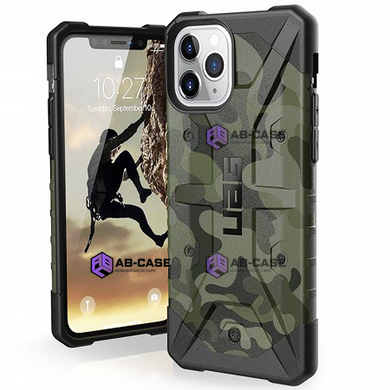 Тактический ударопрочный чехол UAG Pathfinder камуфляжный для iPhone 11 Pro Max (6.5") (Khaki-Green)