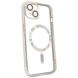 Чохол Shining with MagSafe на iPhone 14 із захисними лінзами на камеру Silver