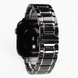 Ремінець керамічний Ceramic Band для Apple Watch 42|44|45|49mm Black-Silver 1