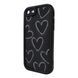 Чохол для iPhone 7/8 &ndash; Pretty Things&nbsp;"Black Hearts &ndash; Black"