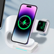 Безпровідна зарядка 4 в 1 Magsafe 30w (iPhone+Phone+Apple Watch+AirPods) (White) 1