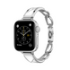 Ремінець для Apple Watch 38|40|41mm металевий Fashion Lady Band Silver-White 1