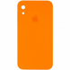 Чехол Silicone Case FULL CAMERA (square side) (для iPhone Xr) (Electric Orange)