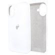 Чехол для iPhone 16 Plus Silicone Case FULL (№9 White)