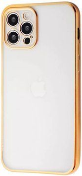 Гальванический чехол (для iPhone 13 Pro Max, Gold)