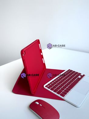 Чехол для iPad 10 (2022-10.9) с клавиатурой, тачпадом и мышкой - Red