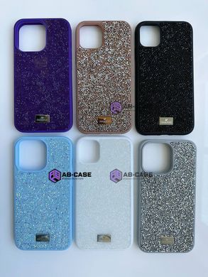 Чехол для iPhone 15 Pro Max Svarowski Crystalline со стразами White