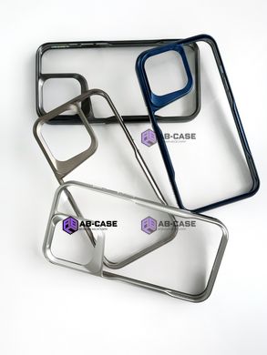 Чехол для iPhone 15 Pro Metallic Shell Case, Blue
