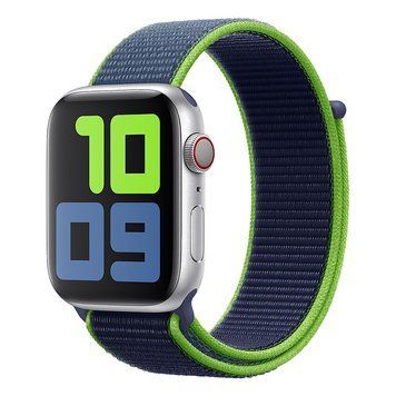 Ремешок для Apple Watch Nylon Loop нейлоновый (42mm, 44mm, 45mm, 46mm, 49mm, Neon Lime)