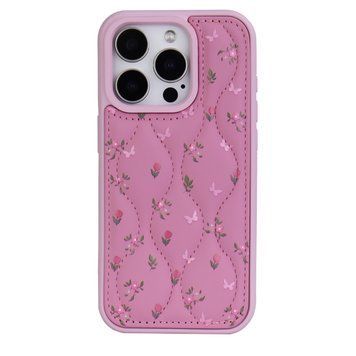 Чехол для iPhone 15 Pro Max Flower - Pink