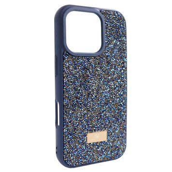Чехол для iPhone 16 Pro : Svarowski Case &ndash; Blue