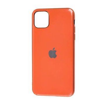 Чохол Silicone Glass Case (на iPhone 11 Pro, Coral)