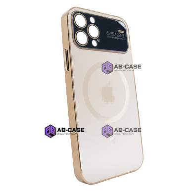 Чохол для iPhone 13 Pro Max PC Slim Case with MagSafe із захисними лінзами на камеру Champaign Gold