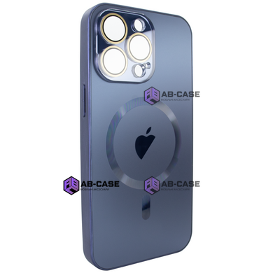 Чехол для iPhone 14 Pro - AG Titanium Case with MagSafe с защитой камеры Blue