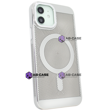 Чохол для iPhone 12 Perforation Case with MagSafe Silver