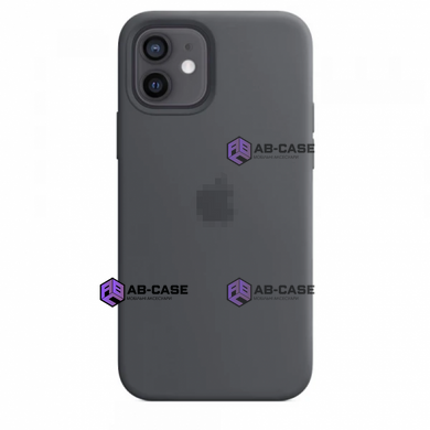 Чехол Silicone Case для iPhone 12 mini FULL (№15 Charcoal Gray)