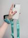 Прозрачный чехол для iPhone 13 c ремешком Crossbody Spearmint 2