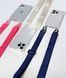 Прозорий чохол для iPhone 15 Pro Max з ремінцем Clear Crossbody White 2