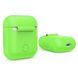 Чехол для AirPods 1/2 silicone case (Lime Green)