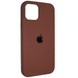 Чехол для iPhone 16 Silicone Case FULL (№65 Brown Chocolate)