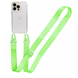 Прозорий чохол для iPhone 16 Pro з ремінцем Clear Crossbody Neon Green