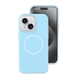 Чехол для iPhone 15 : Neon Silicone Case MagSafe &ndash; Sky