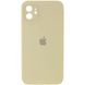 Чехол Silicone Case FULL CAMERA (square side) (для iPhone 11) (Mellow Yellow)
