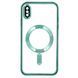 Чохол для iPhone X | XS : Shining with MagSafe із захисними лінзами на камеру - Green