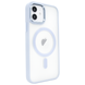 Чехол матовый для iPhone 12 MATT Crystal Guard with MagSafe полупрозрачный Sierra Blue