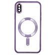 Чехол для iPhone X | XS : Shining with MagSafe с защитными линзами на камеру - Purple