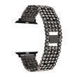 Стальной ремешок браслет Crystal Band для Apple Watch : 38mm | 40mm | 41mm | [42mm Series 10-12] &ndash; Black
