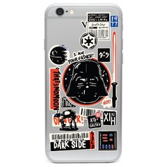 Чохол прозорий Print Darth Vader (Star Wars) на iPhone 6/6s