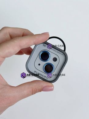 Защитные линзы для камеры iPhone 13 Metal Glass Lenses Dark Blue