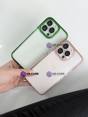 Чохол Shining на iPhone 14 із захистом камери Green