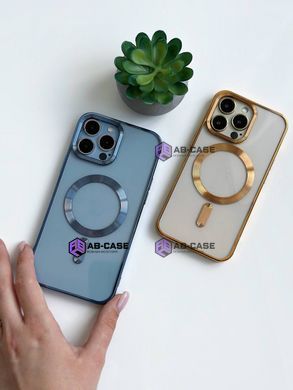 Чохол на iPhone 14 Pro Max OPEN Shining with MagSafe Dark Green