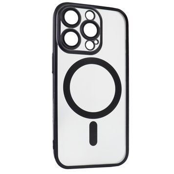 Чехол для iPhone 15 Pro Max : Titan Frame Matte PC MagSafe Case &ndash; Black