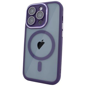 Чохол для iPhone 14 Pro Max Nofelet Chrome Camera Case with MagSafe - Purple