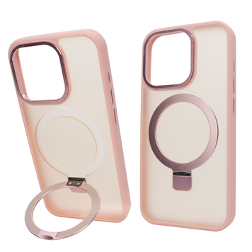 Чехол для iPhone 11 NEW Matte Guard with MagSafe с подставкой Pink