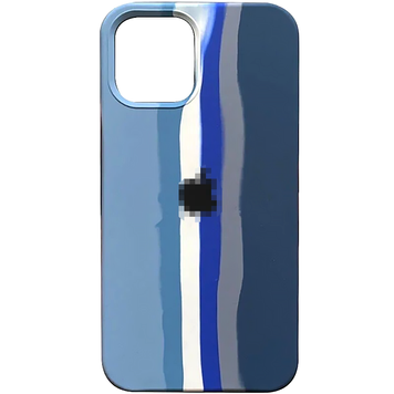 Чехол радужный Rainbow для iPhone 13 Pro Max Midnight Blue