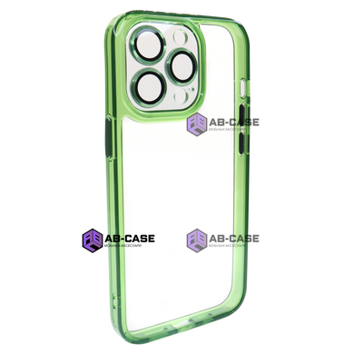 Чехол Shining для iPhone 14 с защитой камеры Green