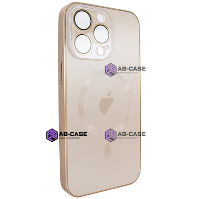 Чехол для iPhone 14 Pro - AG Titanium Case with MagSafe с защитой камеры Golden