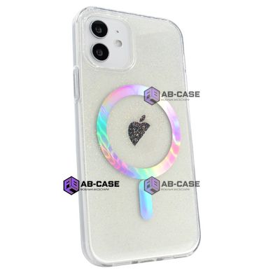 Чехол для iPhone 11 прозрачный Diamond Case with MagSafe