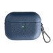 Чохол Grain Leather Case (AirPods PRO &ndash; Midnight Blue)