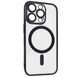 Чехол для iPhone 15 Pro Max : Titan Frame Matte PC MagSafe Case &ndash; Black