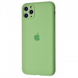 Чехол Silicone Case FULL CAMERA (для iPhone 11 Pro Max, Mint Gam)
