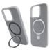 Чехол для iPhone 15 Pro : Nofelet Carbon MagSafe с подставкой &ndash; Titanium Gray