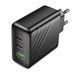 Зарядний пристрій 45W (1 USB + 2 Type-C) Hoco CS26A Article PD (Black) 5