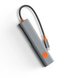 Переходник Type-C на (USB&times;3 + SD/TF) WiWU Cyber HB005 &mdash; Grey 4