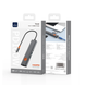 Переходник Type-C на (USB&times;3 + SD/TF) WiWU Cyber HB005 &mdash; Grey 2