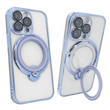 Чохол для iPhone 14 Pro Max Clear Shining Holder with MagSafe Sierra Blue